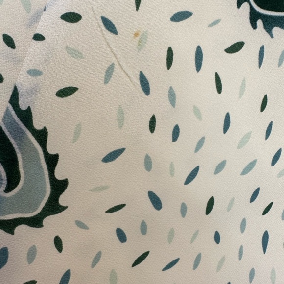 MONDI Sleeveless Fit & Flare Paisley Silk Self Tie Vintage Dress Size‎ 8 - Picture 7 of 9